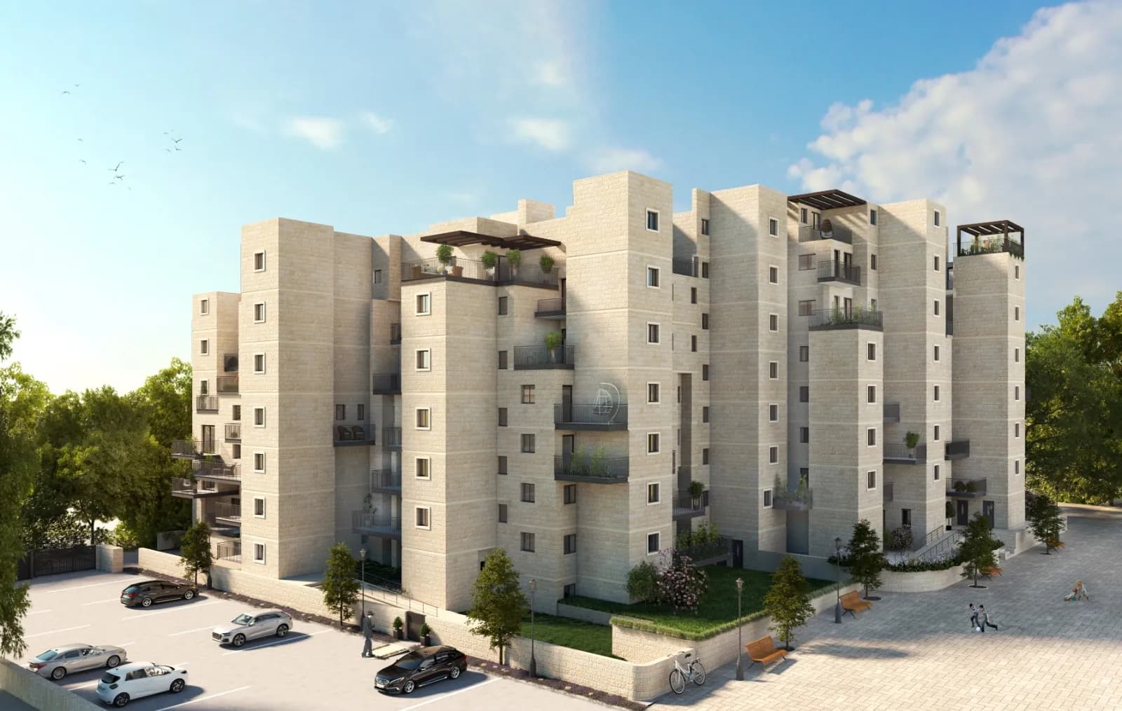 הדמיית הפרויקט רח' מעלות דפנה 117