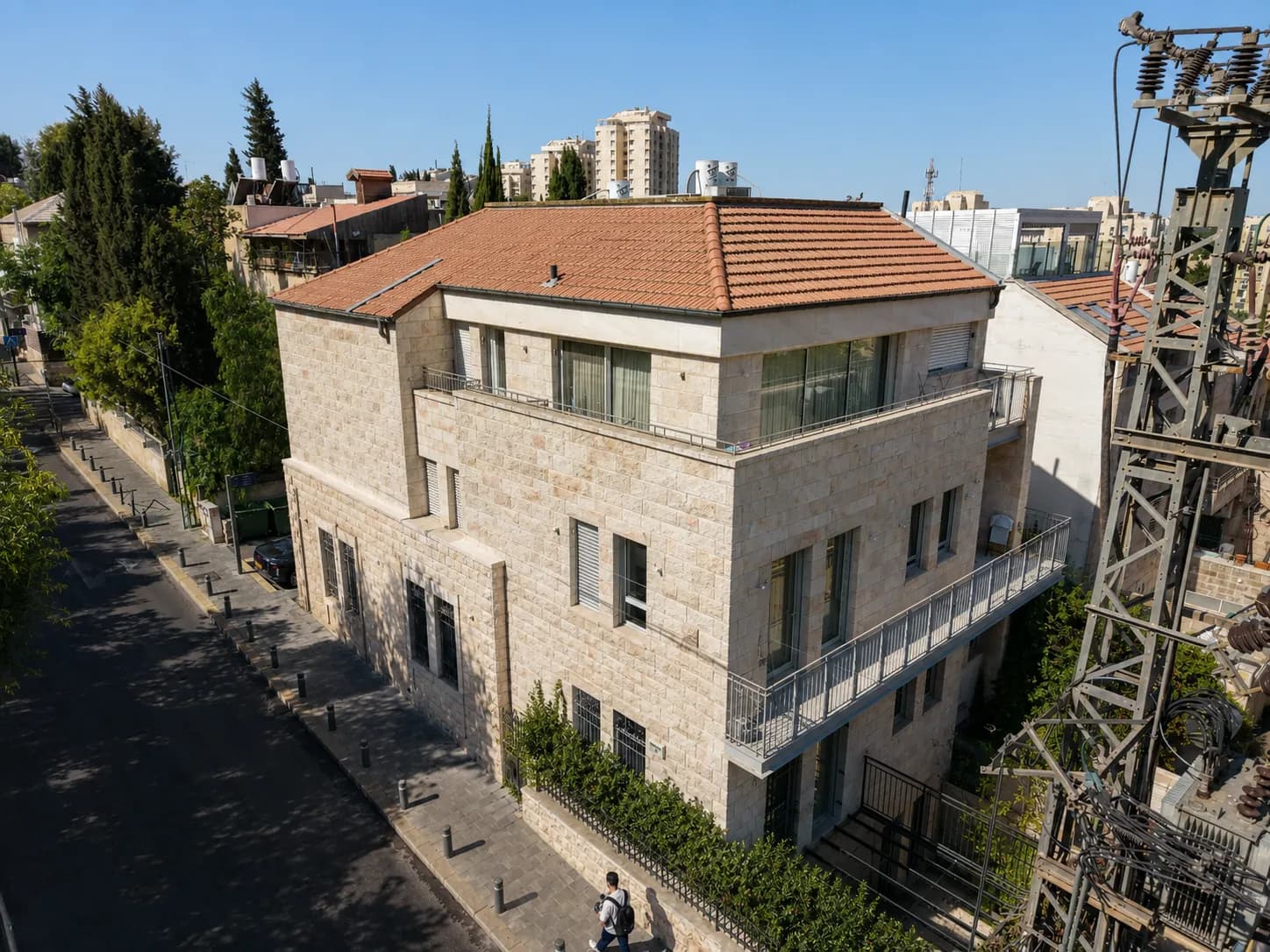 הדמיית הפרויקט רח' מנחם אוסישקין 53